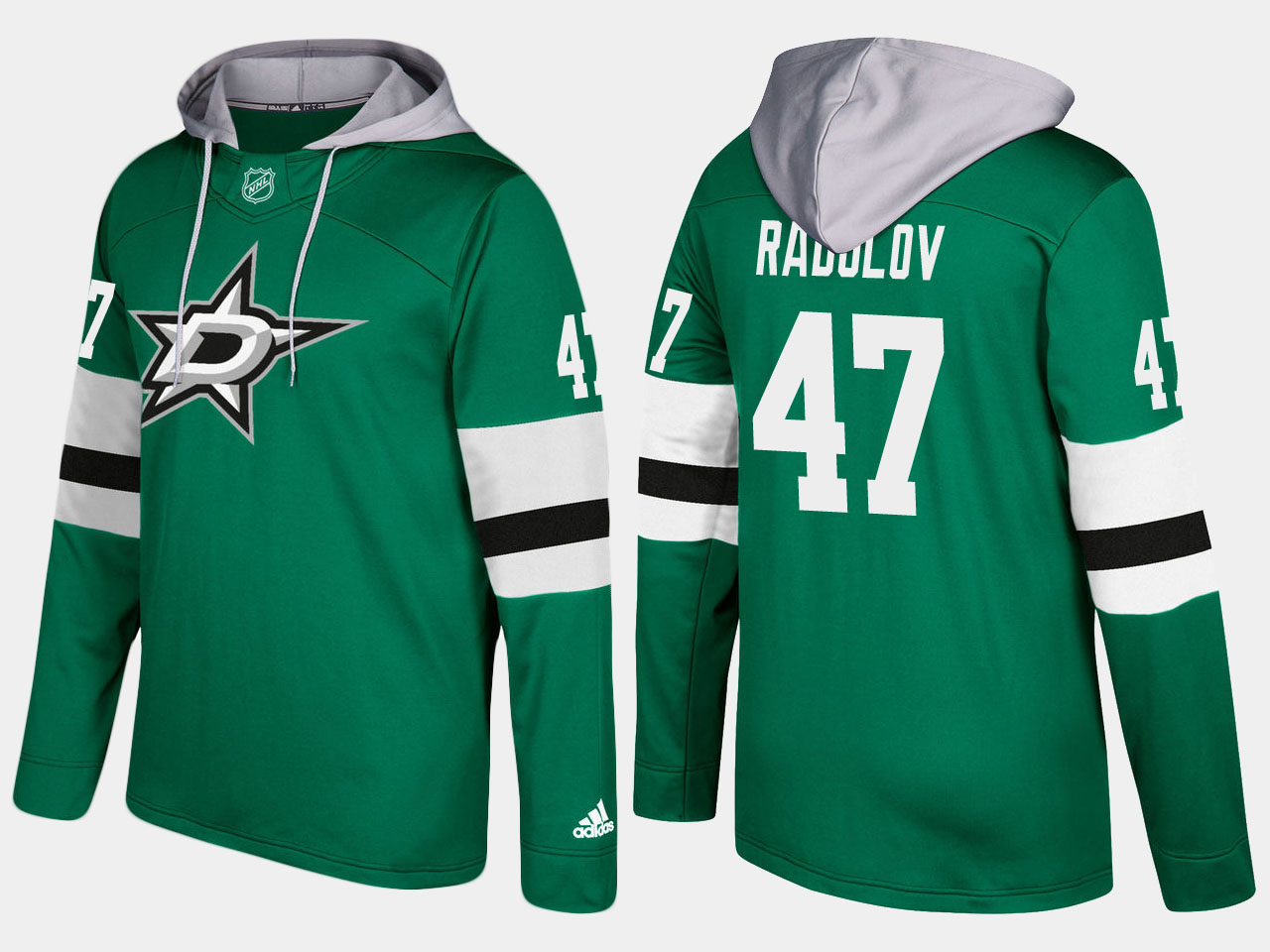 Men NHL dallas stars #47 alexander radulov green hoodie